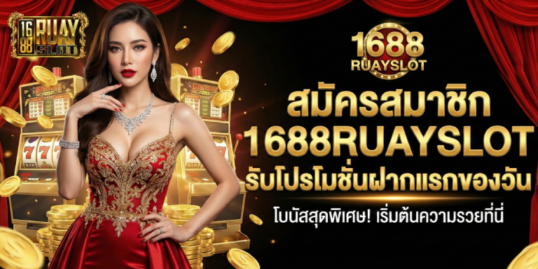 สมัครสมาชิก 1688ruayslot รับโปรโมชั่นฝากแรกของวัน
