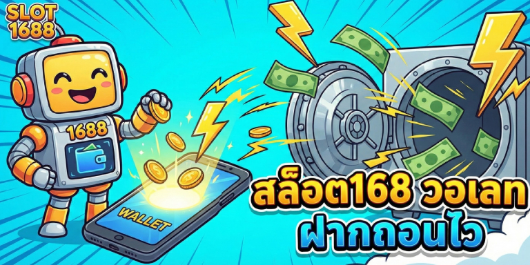 สล็อต1688 วอเลท ฝากถอนไว ไม่ต้องง้อบัญชีธนาคาร (2)