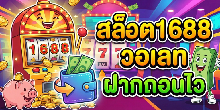 สล็อต1688 วอเลท ฝากถอนไว ไม่ต้องง้อบัญชีธนาคาร (1)