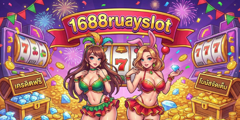 ค่ายสล็อต1688ruayslot แจกเครดิตฟรี รับโบนัสจัดเต็ม (1)