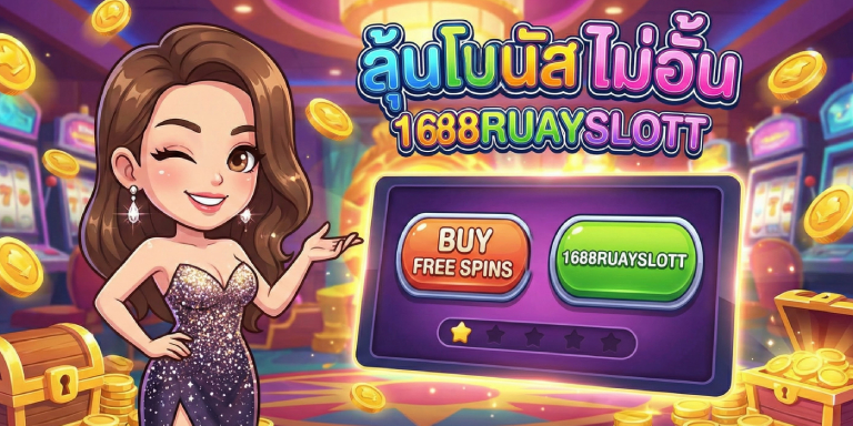 เกมสล็อตซื้อฟรีสปิน 1688ruayslott ลุ้นโบนัสไม่อั้น (2)