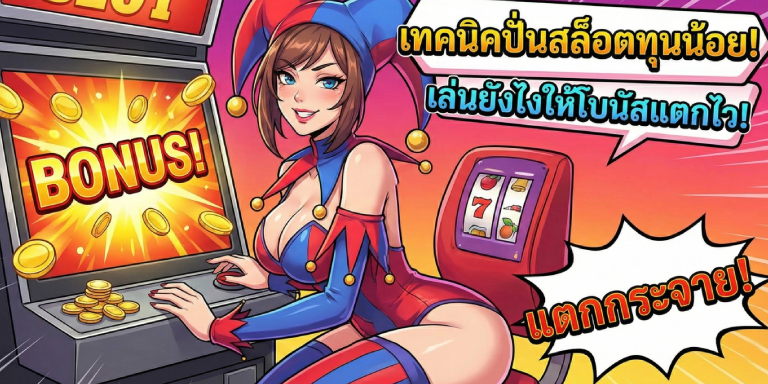 เทคนิคปั่นสล็อตทุนน้อย เล่นยังไงให้โบนัสแตกไว (1)