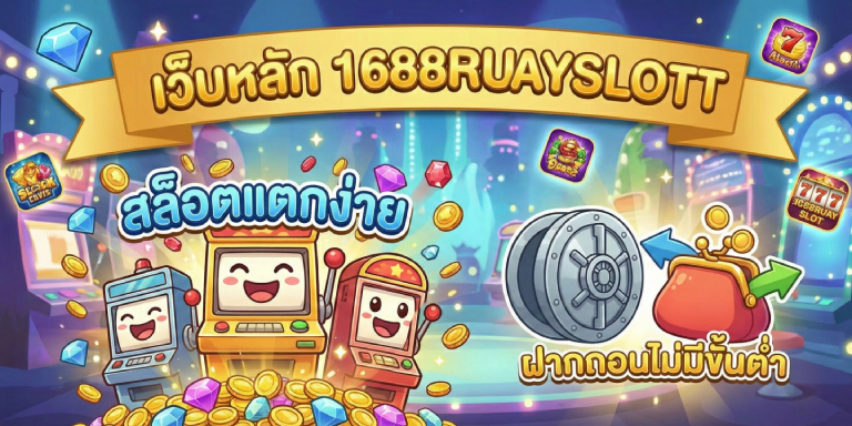 เว็บหลัก 1688ruayslott สล็อตแตกง่าย ฝากถอนไม่มีขั้นต่ำ (2)