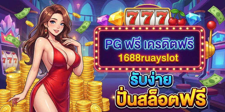 Pg ฟรี เครดิตฟรี 1688ruayslot รับง่าย ปั่นสล็อตฟรี (2)
