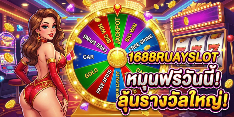 วงล้อลุ้นโชค 1688ruayslot หมุนฟรีวันนี้ ลุ้นรางวัลใหญ่ (2)