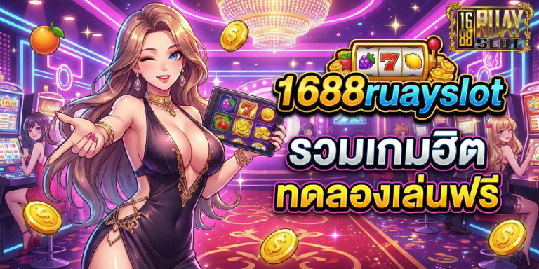 เกม 1688ruayslot รวมเกมฮิต ทดลองเล่นฟรี 