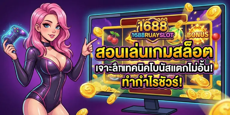 สอนเล่นเกมสล็อต 1688ruayslot เจาะลึกเทคนิคโบนัสแตกไม่อั้น (2)