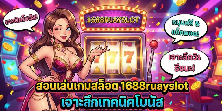 สอนเล่นเกมสล็อต 1688ruayslot เจาะลึกเทคนิคโบนัสแตกไม่อั้น (3)