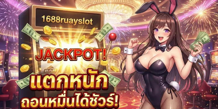 แจ็คพอตแตก สล็อต 1688ruayslot แตกหนัก ถอนหมื่นได้ชัวร์ (3)