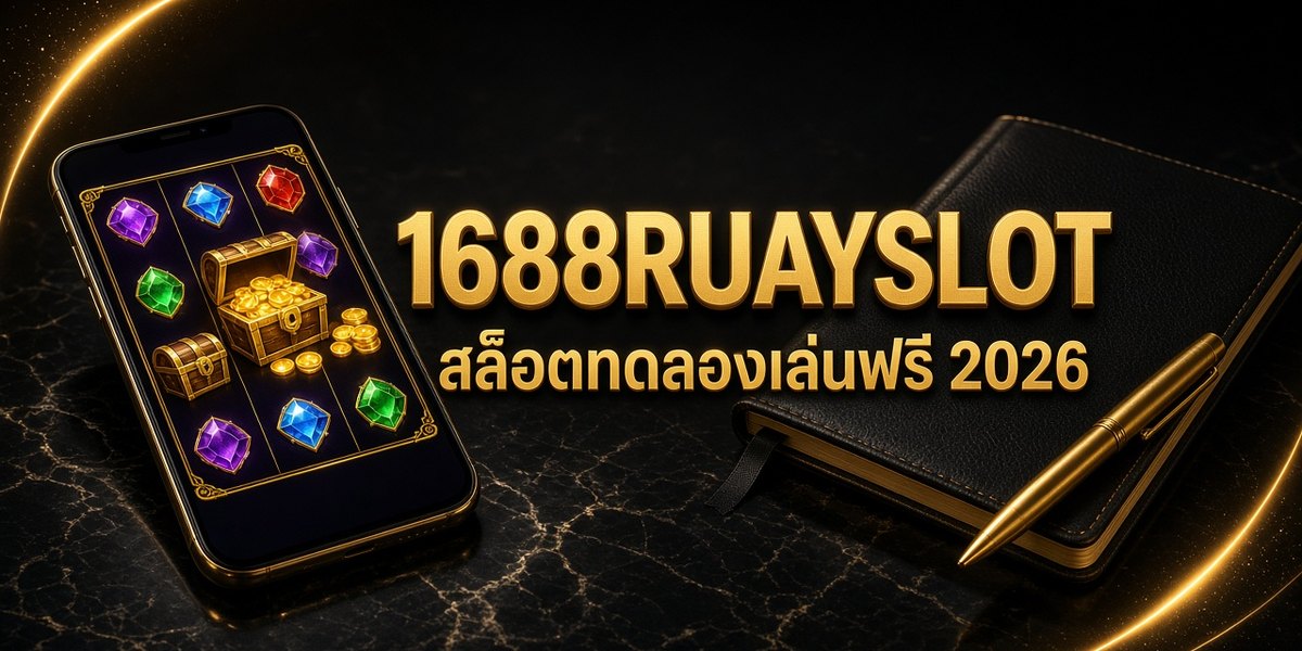 1688RUAYSLOT สล็อตทดลองเล่นฟรี 2026 ภาพหน้าปก