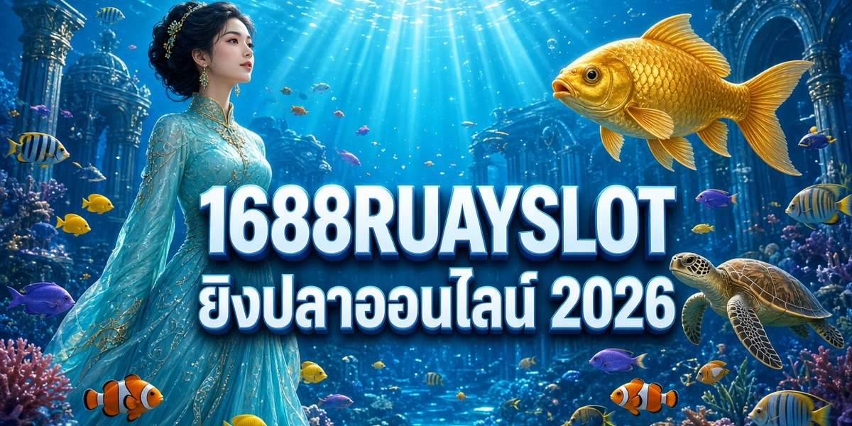 1688RUAYSLOT ยิงปลาออนไลน์ 2026 ภาพหน้าปก