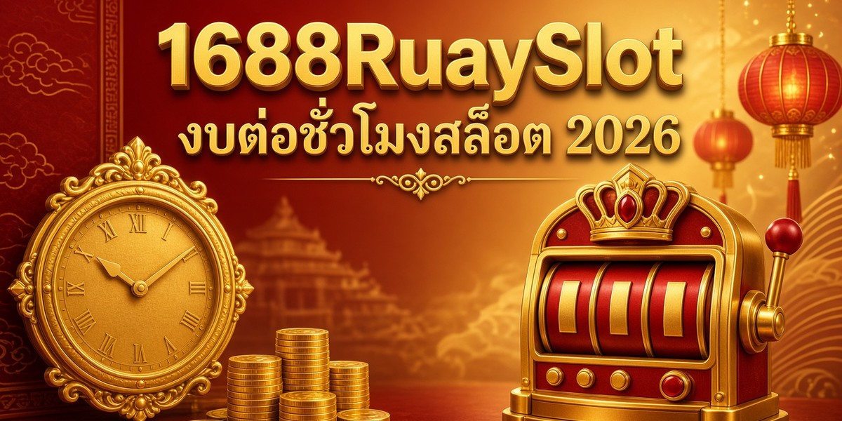 งบต่อชั่วโมงสล็อต 2026 1688RuaySlot ภาพปก
