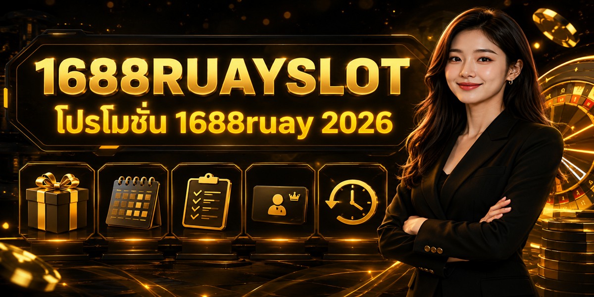 1688RUAYSLOT โปรโมชั่น 1688ruay ภาพปกบทความ